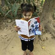 Lecture et illustrations au Môn Village - Thaïlande